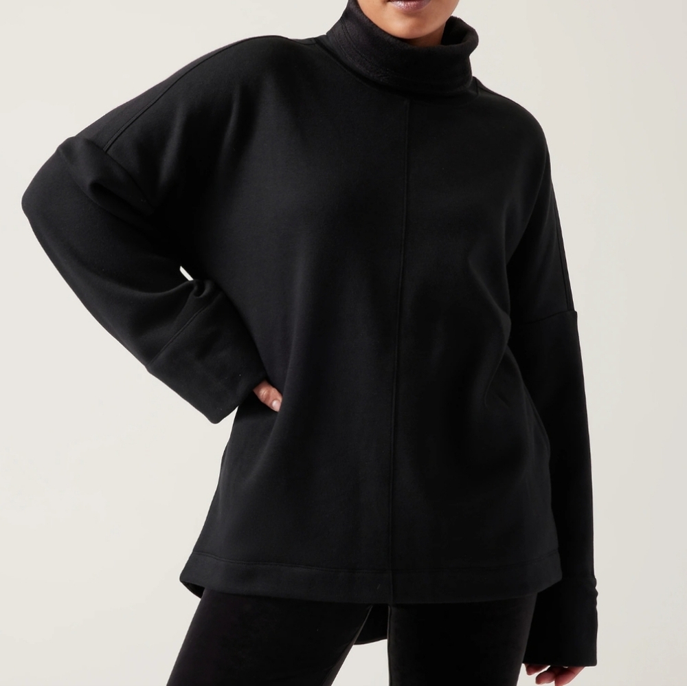 Athleta Cozy Carma Funnel Neck Sweatshirt